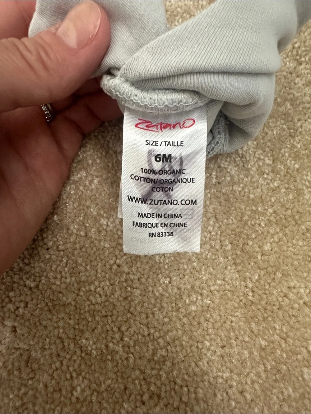 Zutano gray and baby pink Infant booties 6 mo
